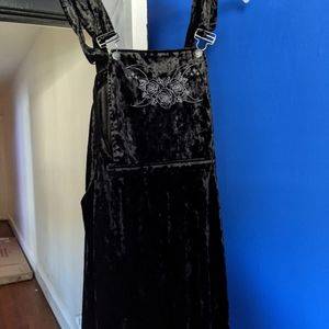 Moon & roses velvet skirttall plus size